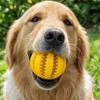 Durable Silicone Dog Chew Ball Interactive Treat Dispensing Toy for Dental Cleaning and Mental Stimulation Slow Feeding Puzzle Ball