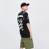 IELGY T-shirt Loose Casual Round Neck All-match Bottoming Shirt Printing Graffiti Short-sleeved Splash Ink Japanese