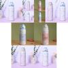 Ribbon Bow Pattern Print Insulated Water Bottle With Dual Drink Lids For Outdoor Sports