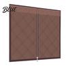 Reusable Window Insulation Winter Thermal Insulation Hook-and-Loop Cover with Zipper Quilted Energy Efficient Curtains Oxford Cloth for Cold