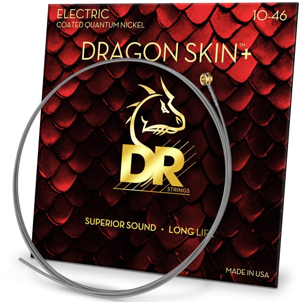DR Strings DRAGON Electric Guitar Strings with Quantum Nickel Wound Strings (D-R) SKIN+ (DEQ-9)