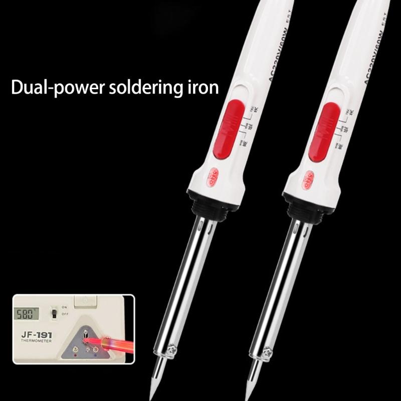 Professional 60W Adjustable Double Temperature Welding Tool Featuring 30s Heat Up & Safety Protective For Industrial Use