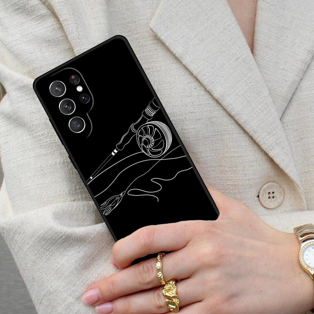 Carp Fishing Fish SOFT Cell Phone Case for Samsung Galaxy S26 Ultra S25 S24 S23 S22 S21 S20 Note10 Cover