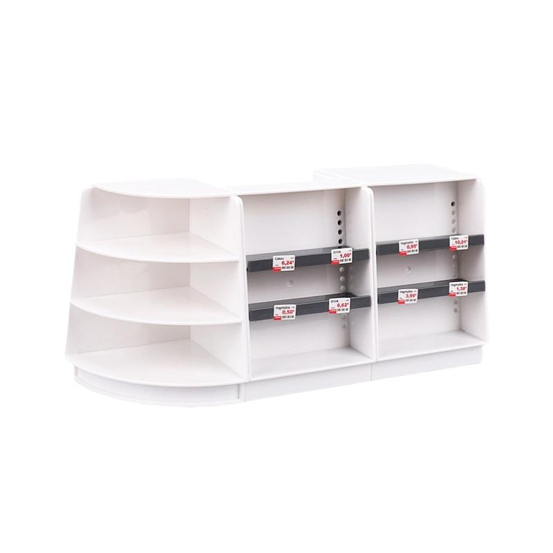 Dollhouse Miniature Supermarket Empty Shelf Mini Display Stand Storage Rack Model Toy Decor