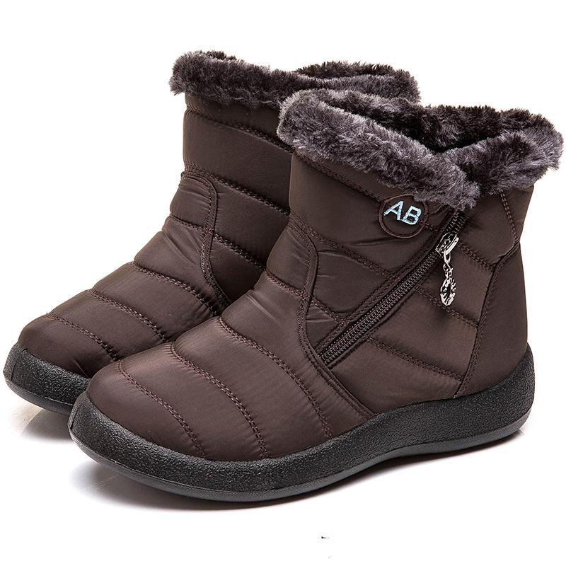 

модные зимние ботинки женские 2024 новинка зимние сапоги женские ботильоны водонепроницаемые боты женские с бесплатной доставкой ботильоны 35 коричневый