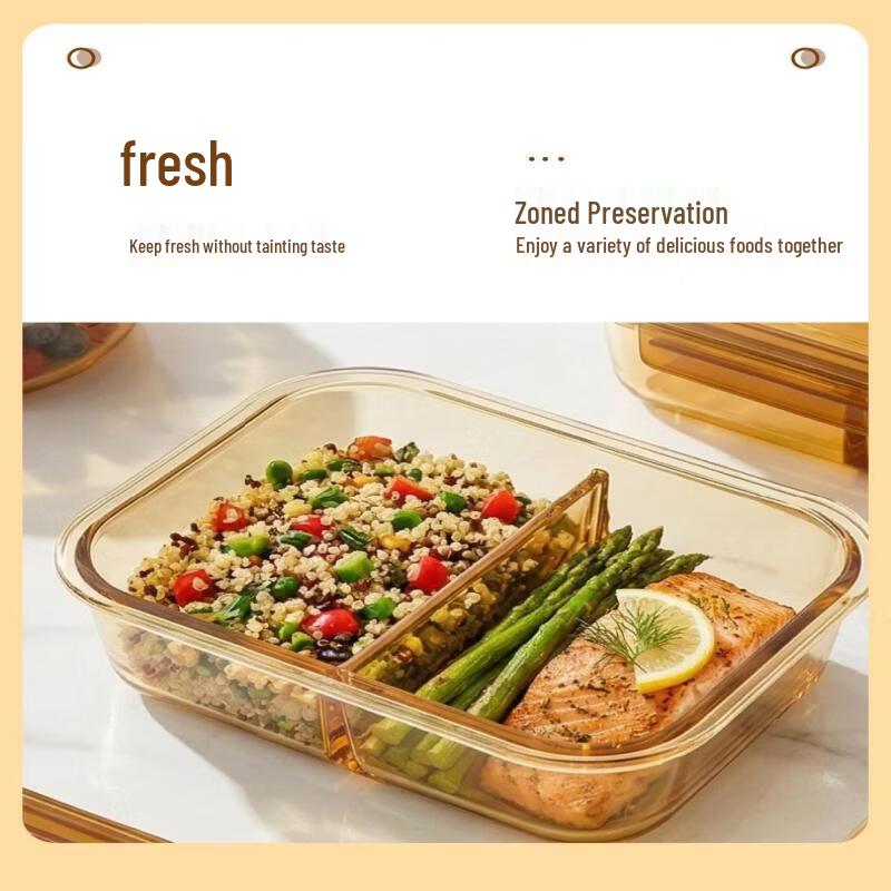 Ruhan Glas geteilte Brotdosen-Set