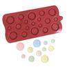 Jewelry Making Supplies Button Silicone Mold, Food Grade Non Stick Chocolate Candy Casting DIY Epoxy Resin Crafts Tray, Flexible Easy Release Mold for