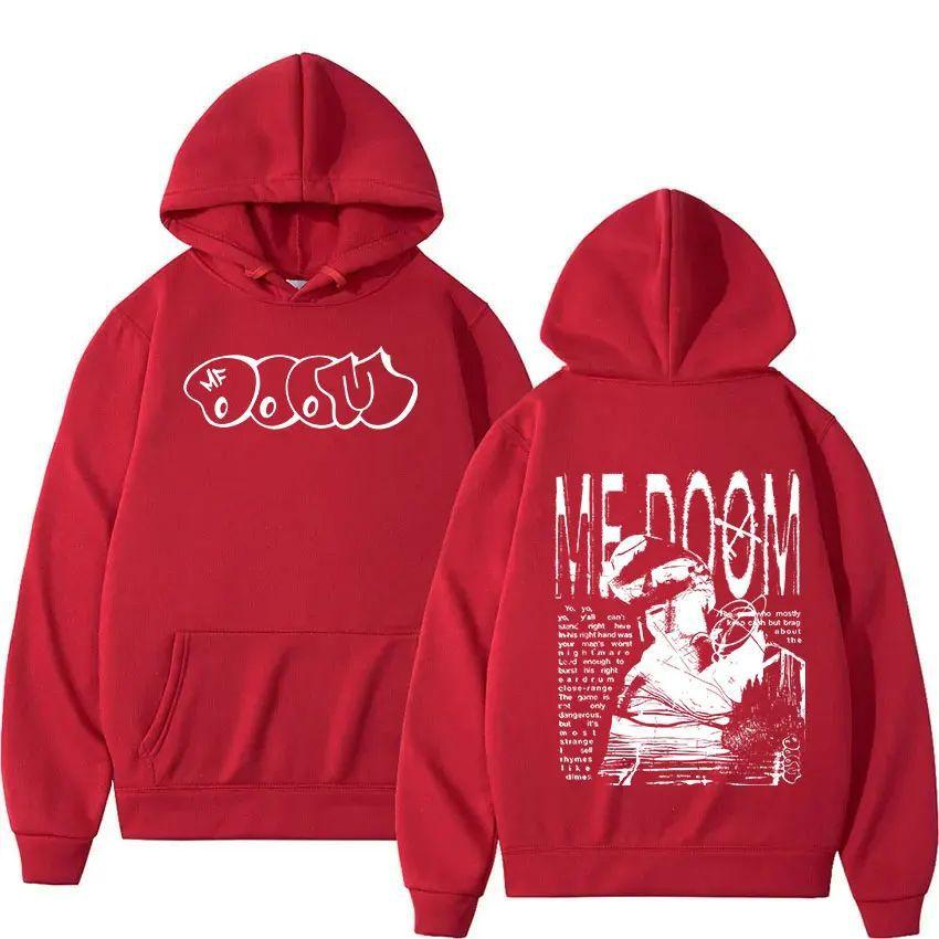 Rapper Mf Doom Music Album Hoodie Madvillain Metal Face Hip Men Long Sleeve Hooded Sweatshirts Unisex Clothing