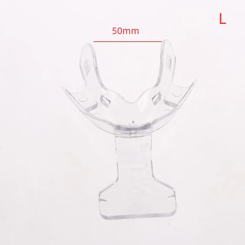 1/2 Pcs Medical Grade Dental Impression FCB Trays BPA Free Plastic Frame Cut Back Structure for Safe Oral Impression Use L 1pcs