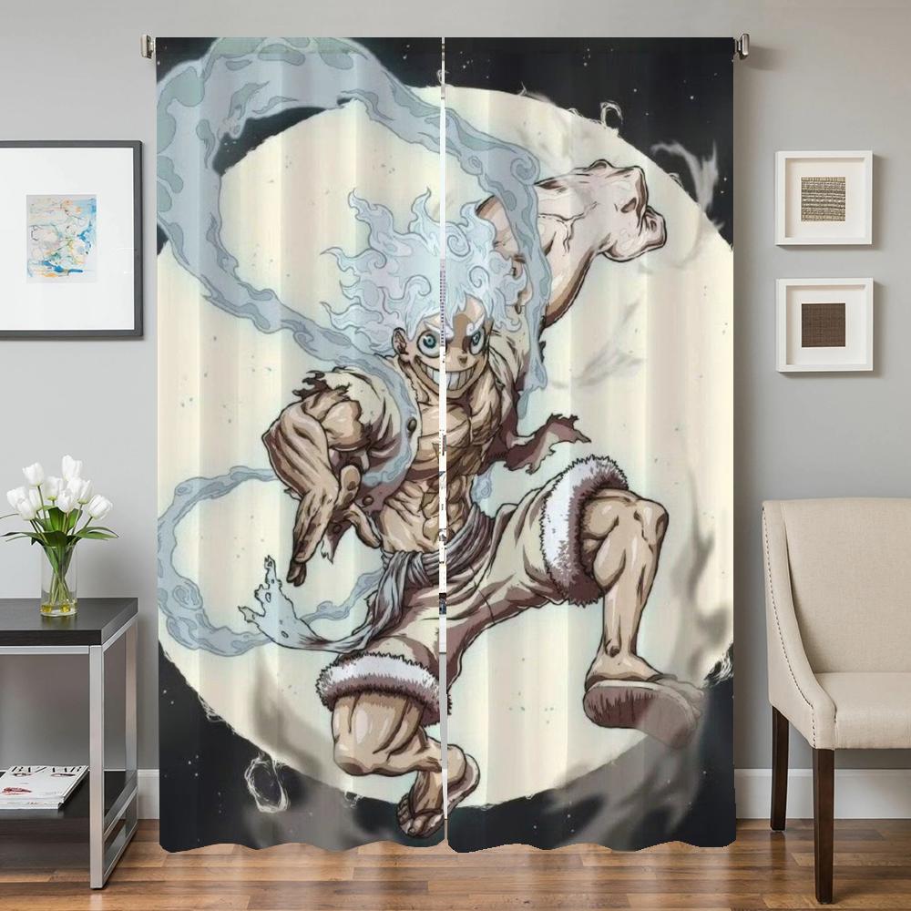 Window Kitchen Curtains for Living Room 2 Pieces Blackout Curtains Door Curtain O-one P-piece Partition Bedroom Decoration Shade