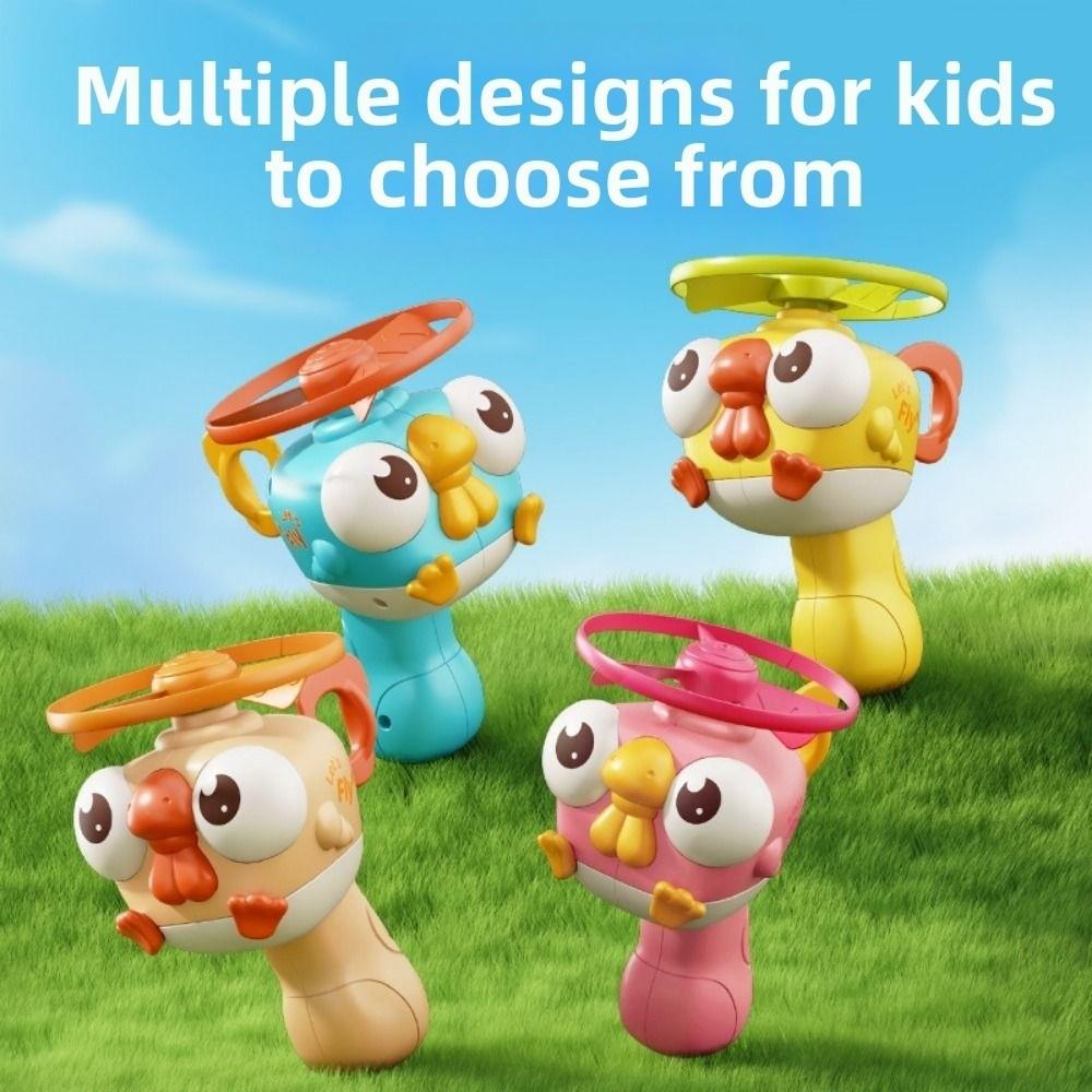 With Spinners Bird Launcher Toy Soft Material Flying Saucer  Parent-Child Interaction