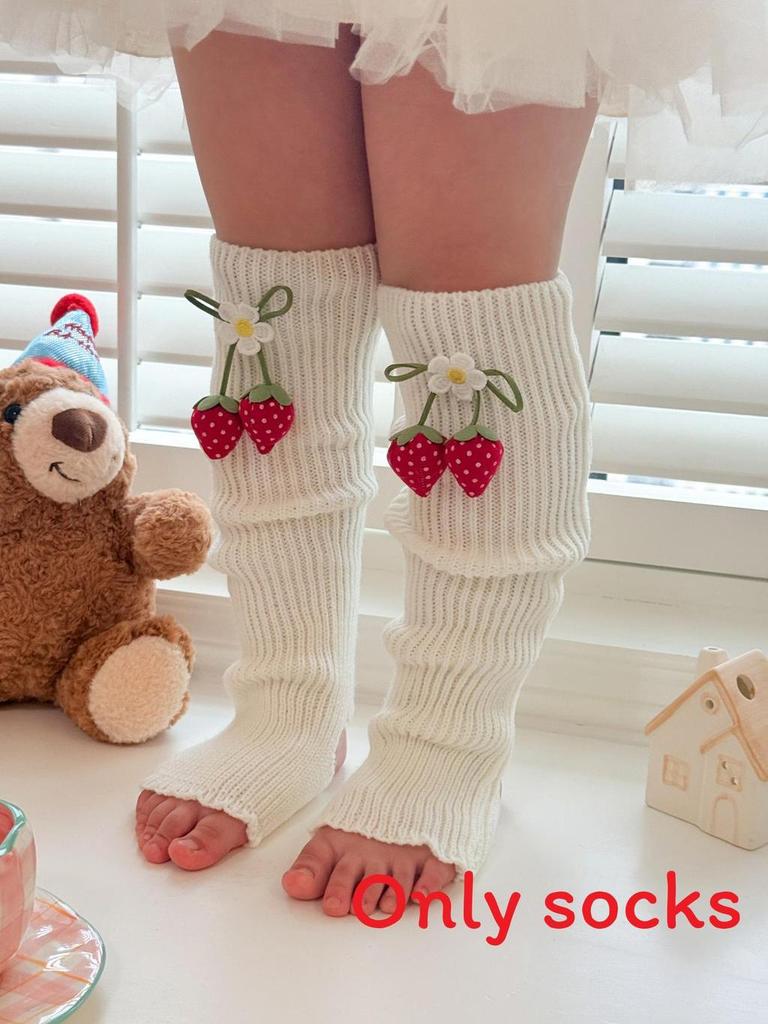 Lolita Butterfly Bow Knit Stockings With Antifriction Fabric For Spring And Summer Wear