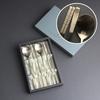 Hunminjeongeum Gold Plated Korean Sujeo Cutlery Set | 2-Person STS304 Stainless Steel Spoon & Chopsticks Gift Set