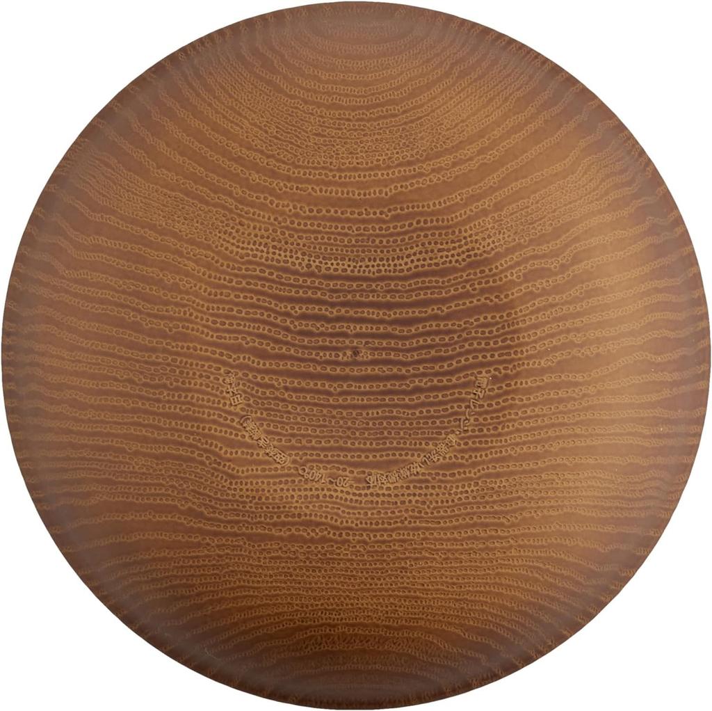 Set of 3 Showa NHhome Round Small 15cm Made In Microwave and Dishwasher Ideal for Outdoor BBQs Plates, (CC), Diameter, Resin, Japan, Safe, (Brown)