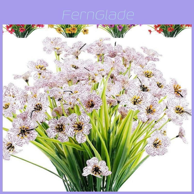Bright And Lush Artificial Plum Blossoms Perfect Uv Resistant Outdoor Decor