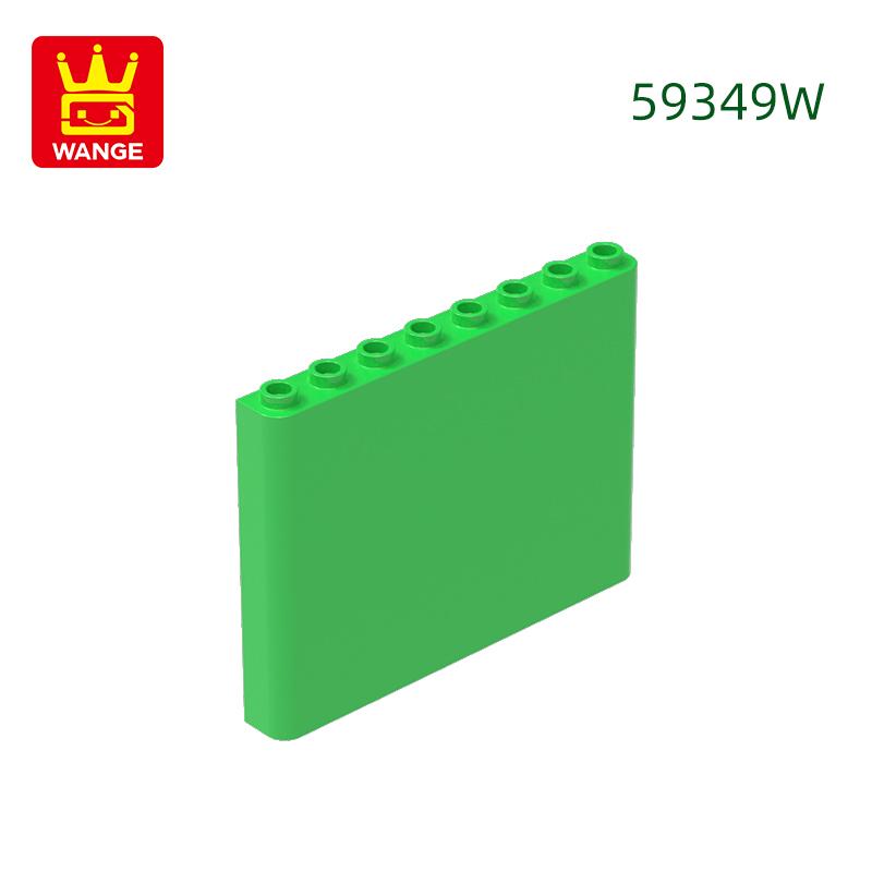17Pcs/lot 59349 1x6x5 Houses Wall Construction Blocks MOC Accessories Works With Featuring Bricks Children Playthings Present Bo