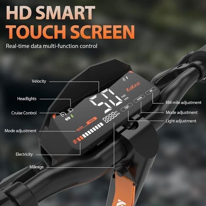 Scooter Électrique KuKirin G3 Édition 2024 -- Moteur 1200 W - Batterie 52 V 18 Ah - Pneus 10,5 Pouces