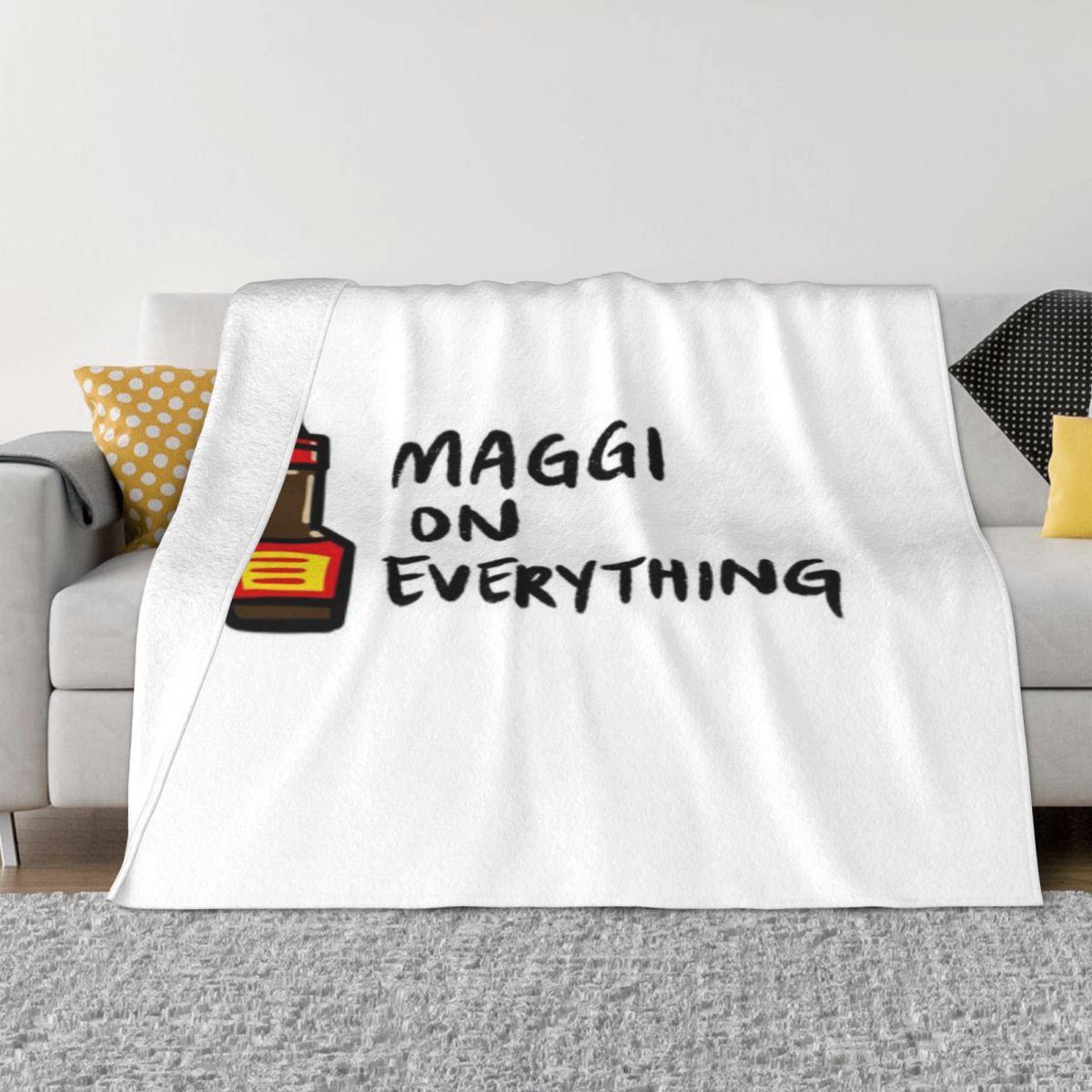 

Maggi On Everything Custom Gift An Ultra-Soft Micro Fleece Blanket 30x40in