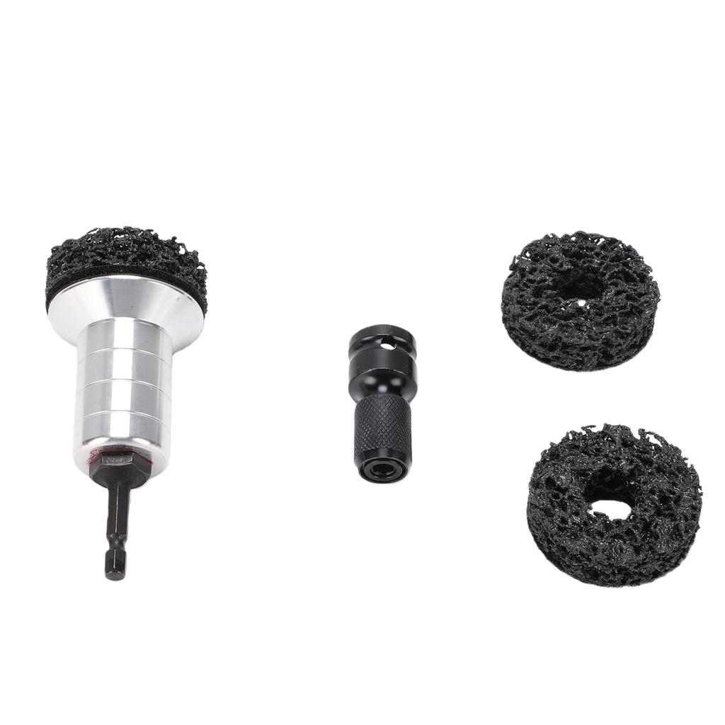 Radnaben-Aufbereitungs-Kit Wasserdichtes Radbolzen- und Radnaben-Reiniger-Kit mit Doppelkopfabapter für Bohrmaschine 1 Zoll Angetriebener Schraubenschlüssel