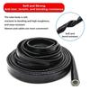 1M Fiberglass Insulation Heat Shielded Silicone Coated Fire Thermo Armor Tube  Electrical Wiring