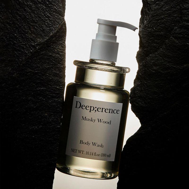 Deeperence Perfume De Body Wash & Lotion Duo Set [Musky Wood]