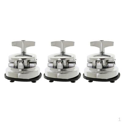 3-Piece Drum Stand Base Bracket Set for Replacement Percussion Accessories,