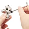 A/C BVP-31 Piercing Valve Refrigerator Piercing Puncture Valve With Spanner Zinc Alloy Air Conditioner Line Tap Valve Hand Tools