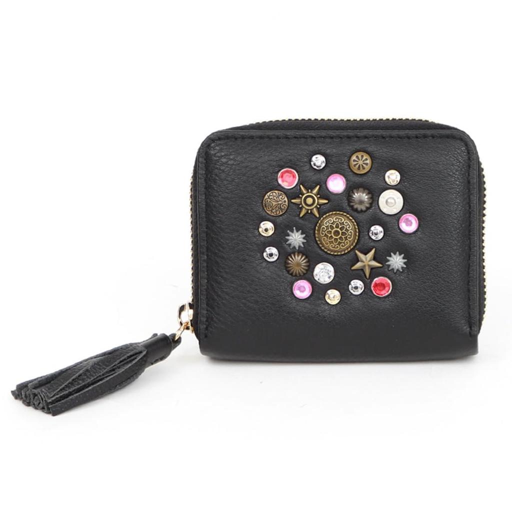 Multi-Stud Accordion Card Wallet