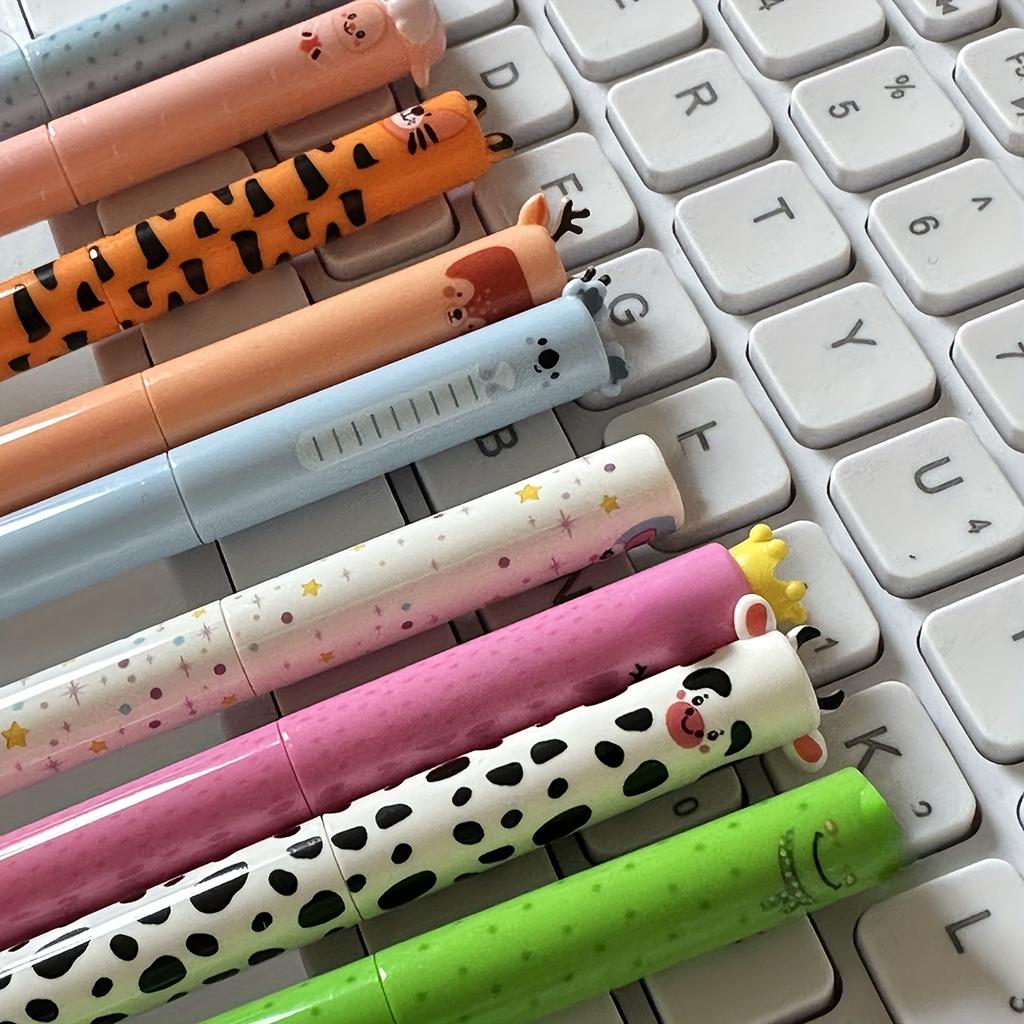 Erasable Pencil Set with Rotating Refill 0.7mm Blue Refill Provides smooth