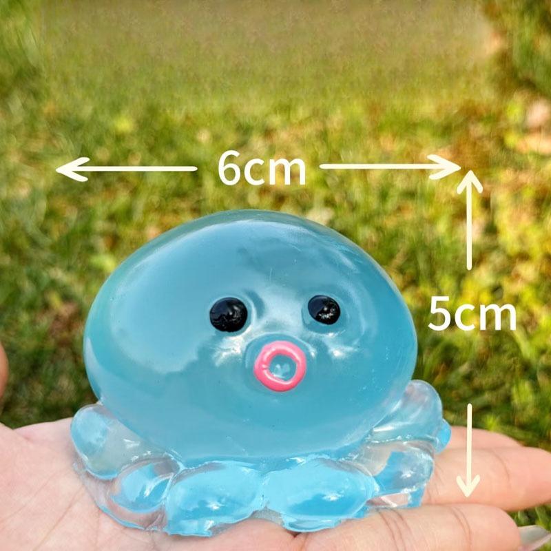 Unzip Angry Toys and Bubble Octopus Pinch Toys Foam Slow-Stretch Pinch for Adults and Children