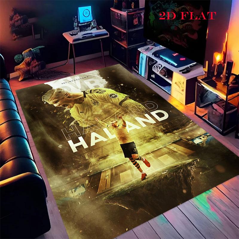 football star Carpet Rug for Living Room Bedroom Home Sofa Decoration,Kids play Nonslip Floor Mat