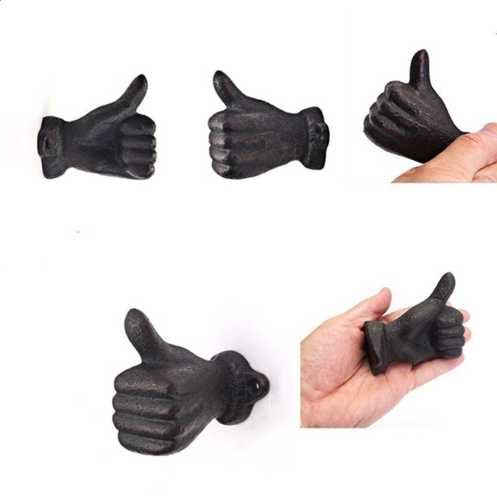 Robuster handförmiger Halter Wandmontierter Schlüsselhaken Einzigartiger Wandhaken Schmuck