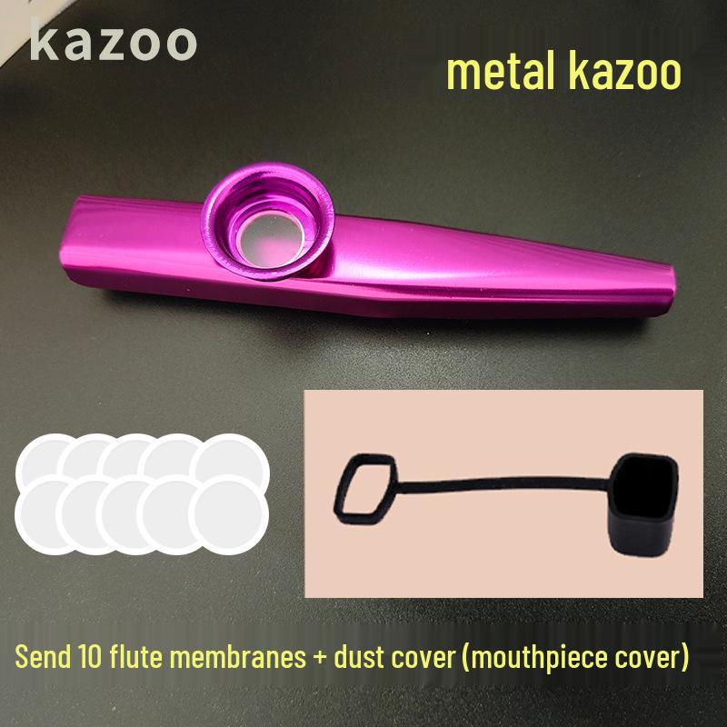 Metal Kazoo Cross-border Musical Instrument Gift Trumpet Saxophone Diaphragm