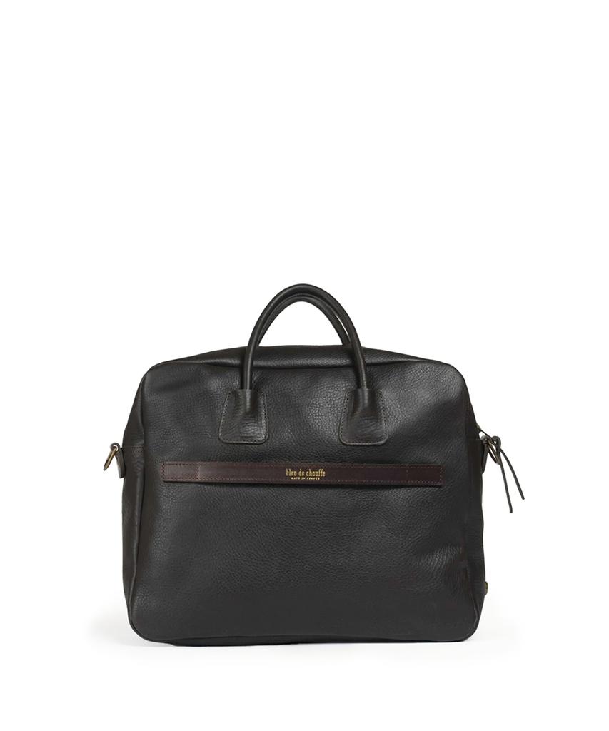 Bleudechauffe Zepfo Solo Briefcase - Dark Brown