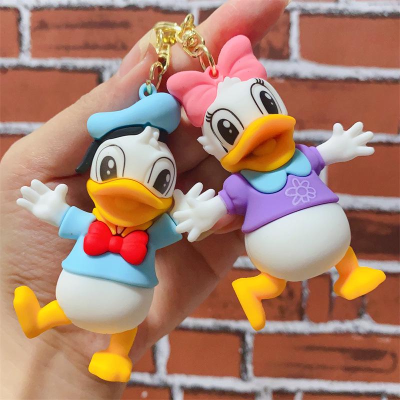 Cute Cartoon Animal Keychain Bag Charm & Car Pendant Toy for Kids