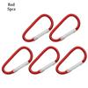 Flerfarget aluminiumsutstyr Legering karabiner Klatreknappspenne nøkkelring Camping Vandring Krok