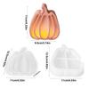 Molds For Crafts 2 Pieces Drip Glue Pumpkin Molds Halloween Decoration Atmosphere Lamp Craft For Home Hobbyists Kids Beginners