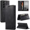 Premium Vintage Leather Wallet Case for Samsung Galaxy S23 - Flip Cover with Card Slots, Shockproof Retro Style (4 Colors)