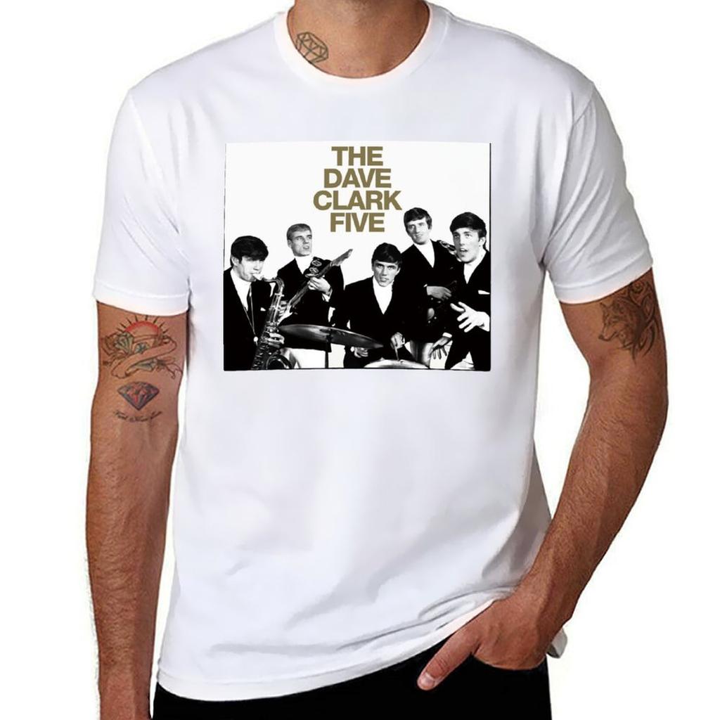 the Dave Clark Five TShirt Basic Solid Color Casual Tee Shirt