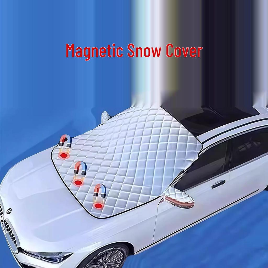 Universal Magnetic Anti-Freeze Car Windshield Cover: Thickened Sunshade & Frost Protection