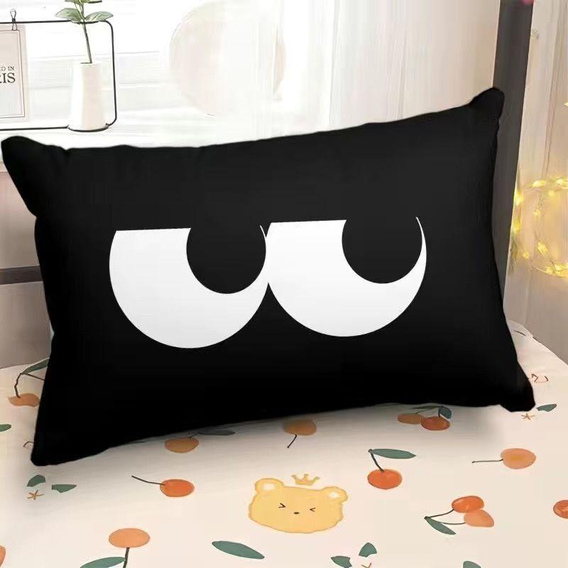 Funny Emoji Pillow, Rectangular Pillowcase, Home Sofa Decorative Pillow, Dormitory Bed Pillow Gift