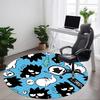 1pc BADBADTZ-MARU Office Round Area Rug, Indoor Mat Suitable For Office, Under Office Chairs Bedroom Living Room Home Decor, Room Deco075