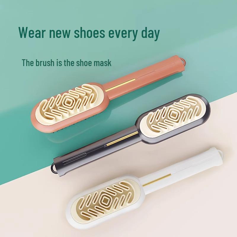 Double-Sided Suede Shoe Brush - Soft Bristles for Gentle Cleaning