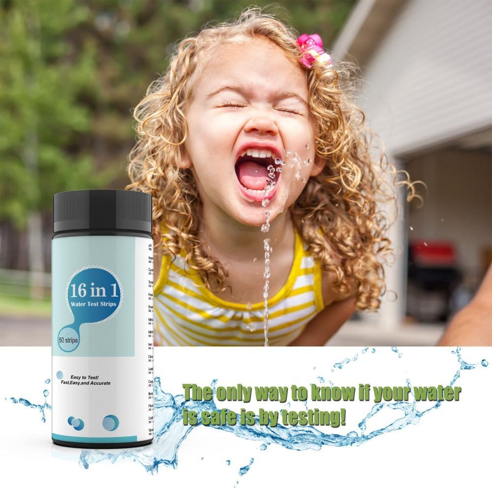 16 In 1 Home Water Quality Test Multifunctional Premium-Drinking Water Test Kits  Nitrite
