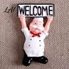 Recipe Holder Magnets 3D Cartoon Chef Refrigerator Magnet Resin Baker Decorative Fridge Memo Notes Photo for Home Decor Theme Ornaments