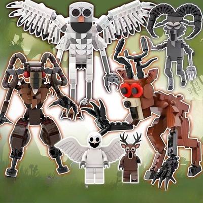 99 Nights In The Forest Figures Toy Building Block Monster DEER Owl Figurine Collection Assembly Decor Model Doll Toy Kids Gift