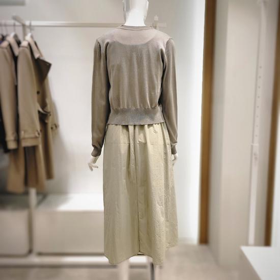 Women’s Cardigan Set with Sleeveless Dress VB8OP66