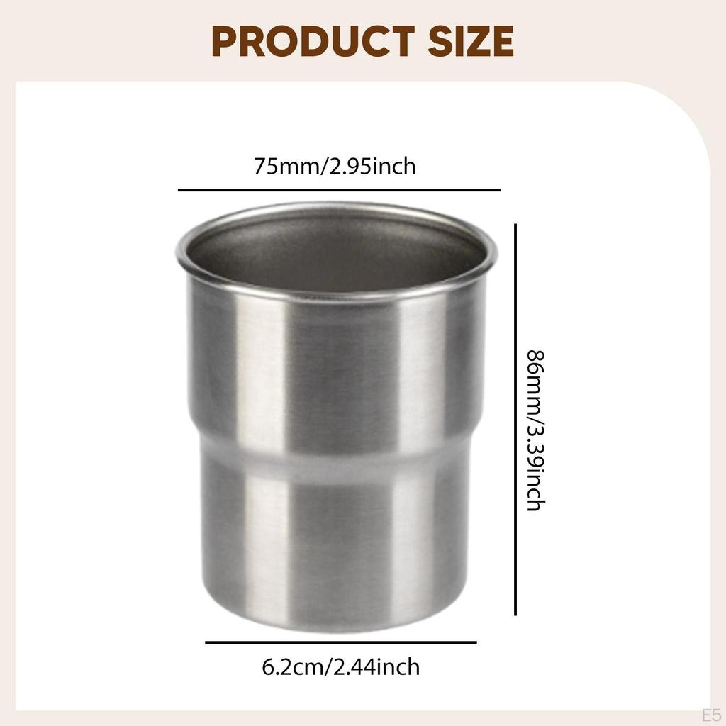 304 Edelstahl Trinkbecher Camping Outdoor für Ausflüge BBQ Reisen Rucksackreisen