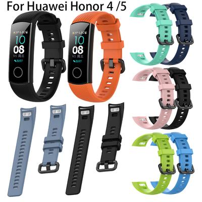 HeroIand Silicone Watch Strap For Huawei Honor 4 Smart Wristband For Huawei Honor 5 WatchBand Sport Bracelet Replacement Belt