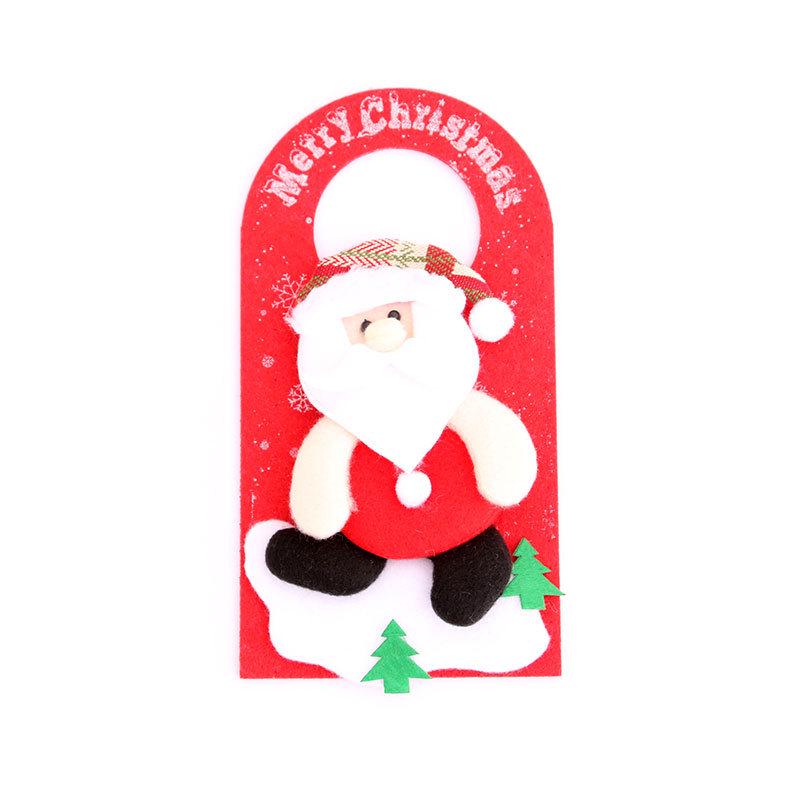 Festive Non-Woven Cartoon Christmas Door & Window Ornament